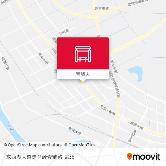 东西湖大道走马岭壹號路地图