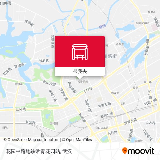 花园中路地铁常青花园站地图