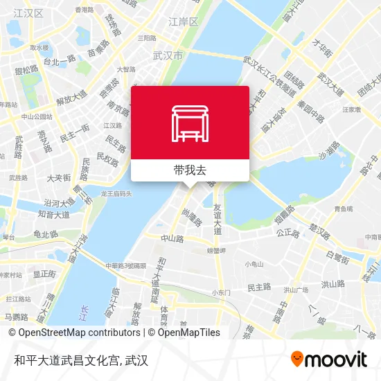 和平大道武昌文化宫地图