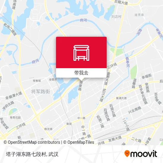 塔子湖东路七段村地图