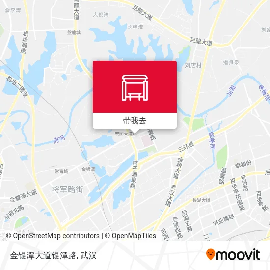 金银潭大道银潭路地图