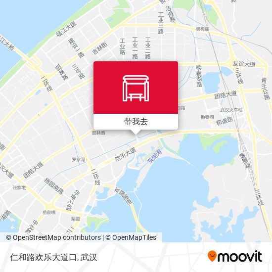 仁和路欢乐大道口地图