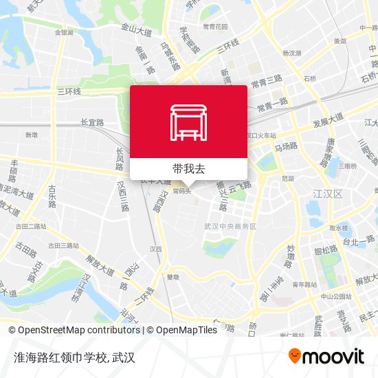 淮海路红领巾学校地图