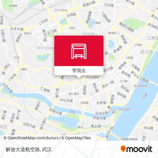 解放大道航空路地图