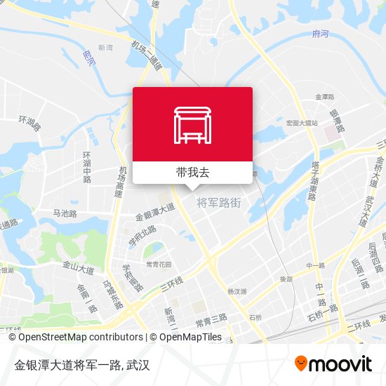 金银潭大道将军一路地图