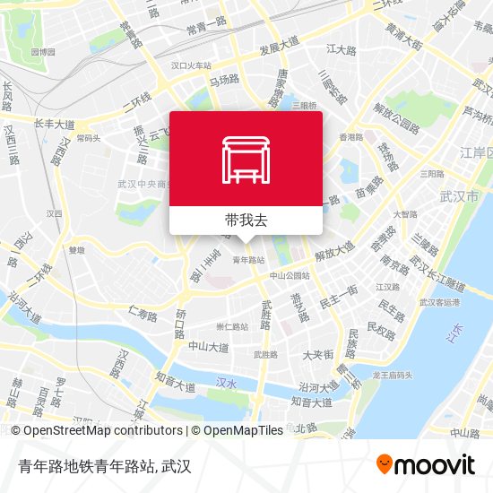 青年路地铁青年路站地图