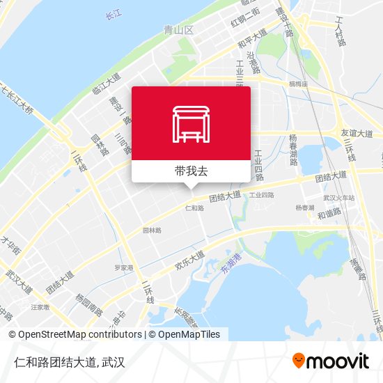 仁和路团结大道地图