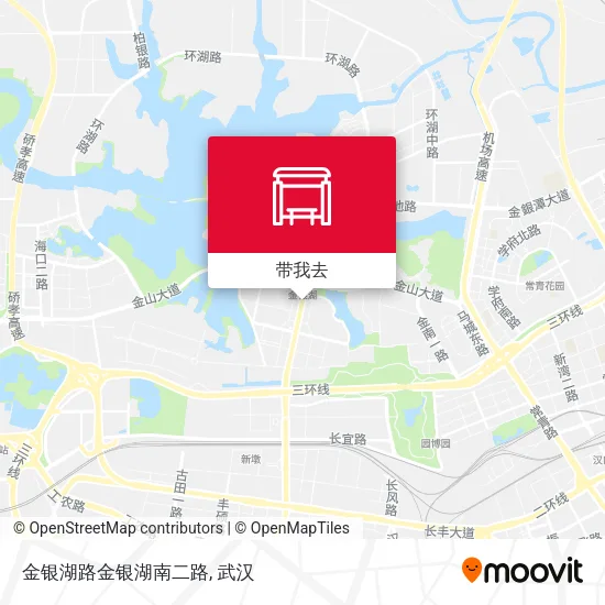 金银湖路金银湖南二路地图