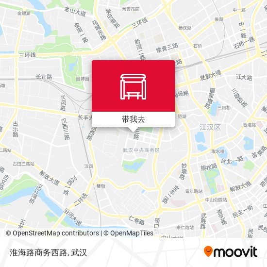 淮海路商务西路地图