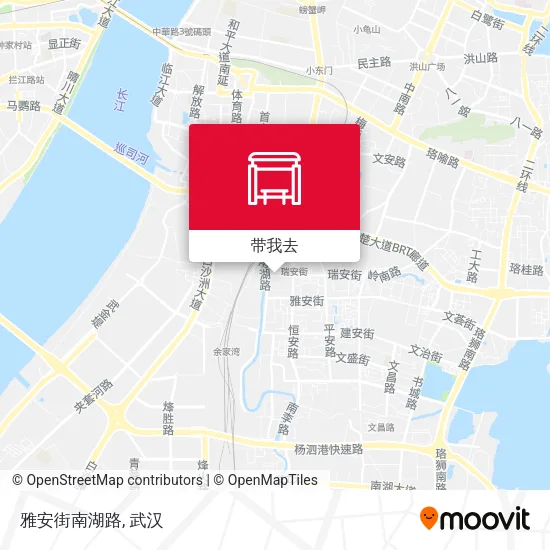 雅安街南湖路地图