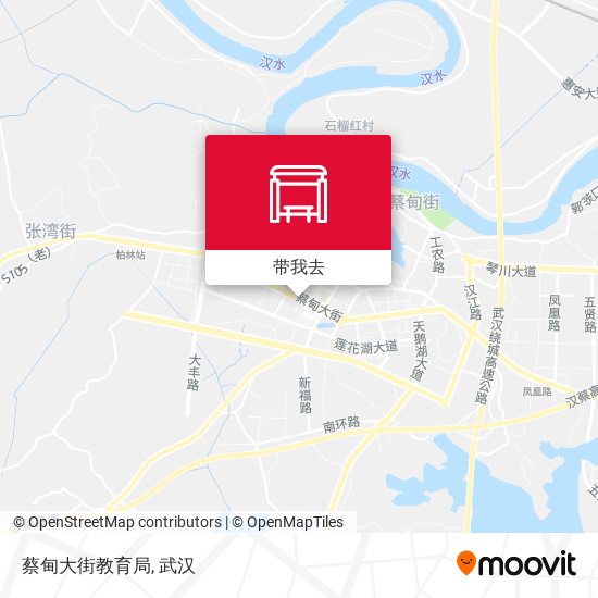 蔡甸大街教育局地图