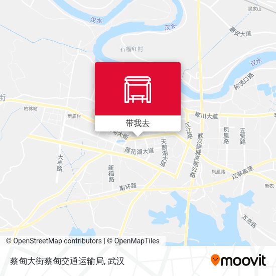 蔡甸大街蔡甸交通运输局地图
