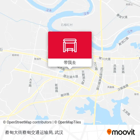 蔡甸大街蔡甸交通运输局地图