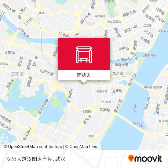 汉阳大道汉阳火车站地图
