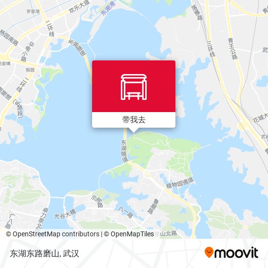 东湖东路磨山地图