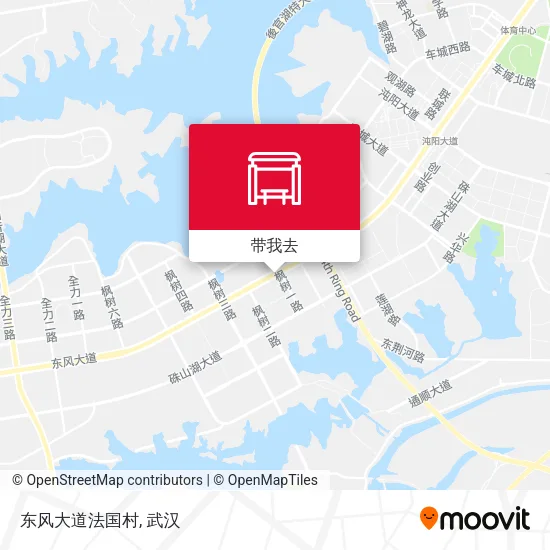 东风大道法国村地图
