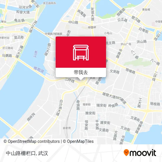 中山路栅栏口地图