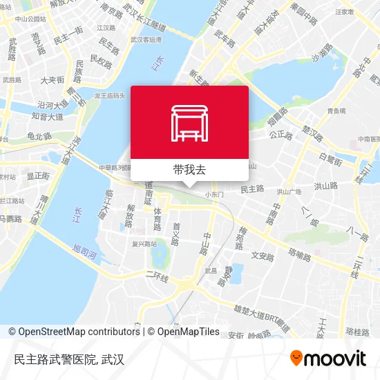 民主路武警医院地图