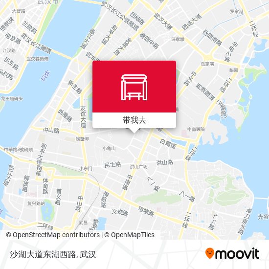 沙湖大道东湖西路地图