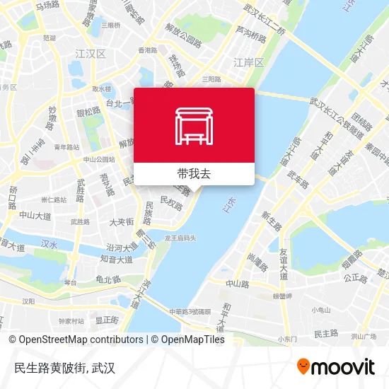 民生路黄陂街地图