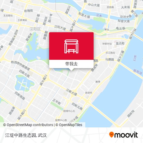 江堤中路生态园地图