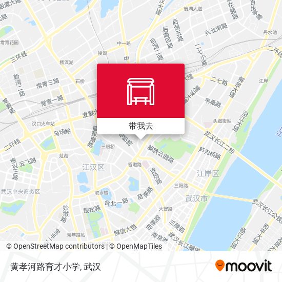 黄孝河路育才小学地图