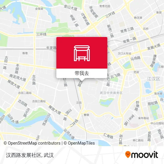 汉西路发展社区地图