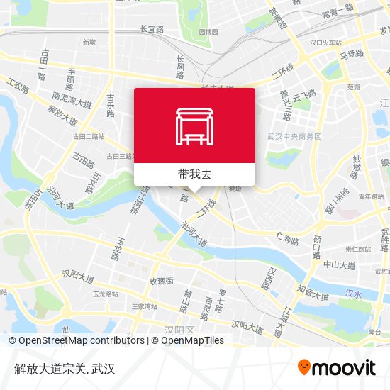 解放大道宗关地图