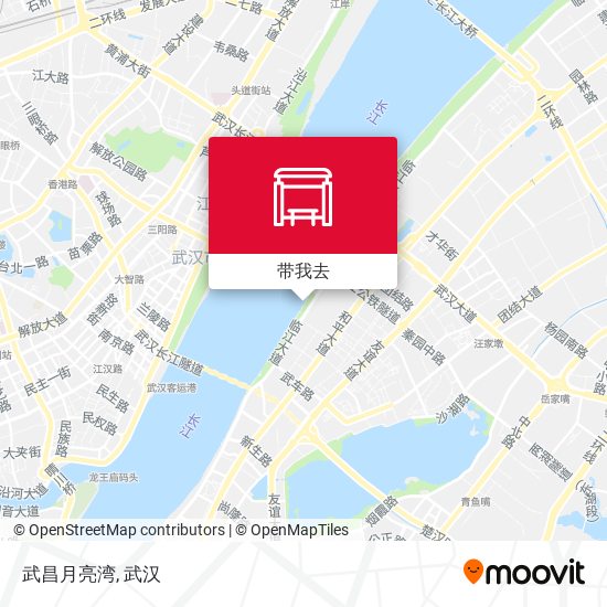 武昌月亮湾地图