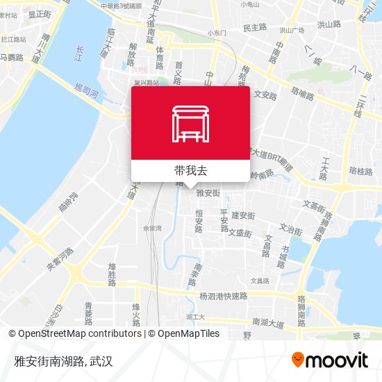 雅安街南湖路地图