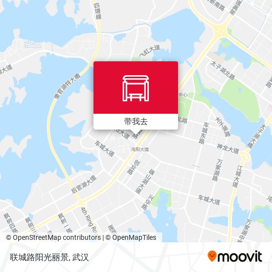 联城路阳光丽景地图