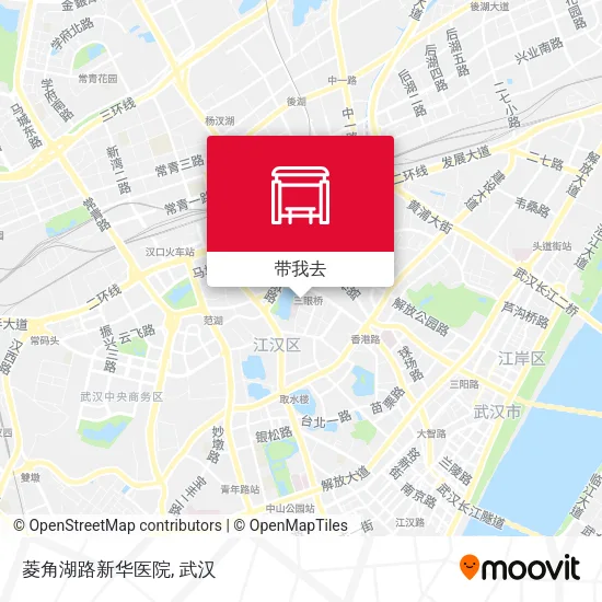 菱角湖路新华医院地图