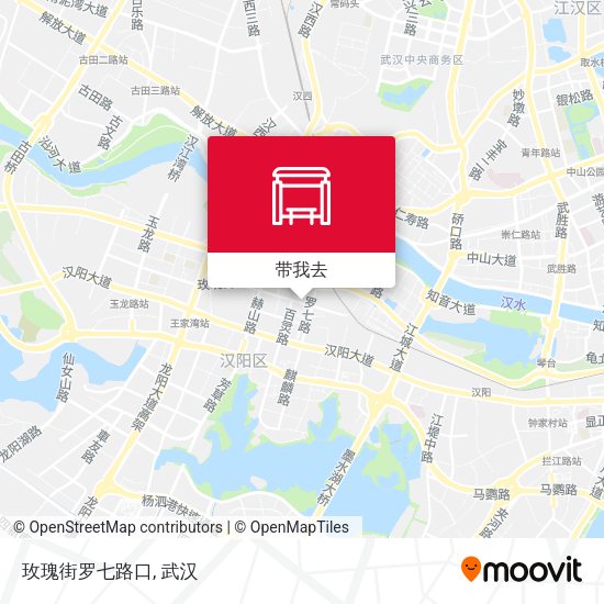 玫瑰街罗七路口地图