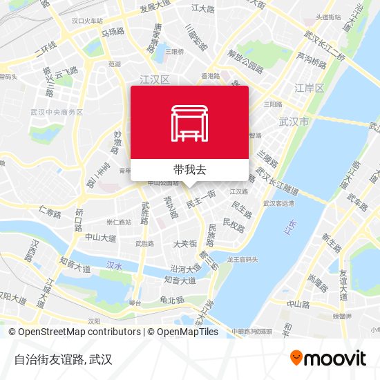 自治街友谊路地图