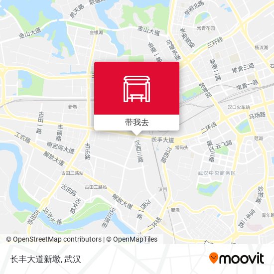 长丰大道新墩地图