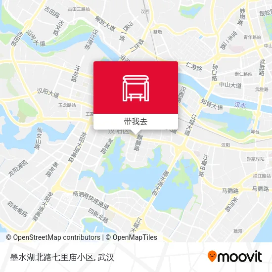 墨水湖北路七里庙小区地图