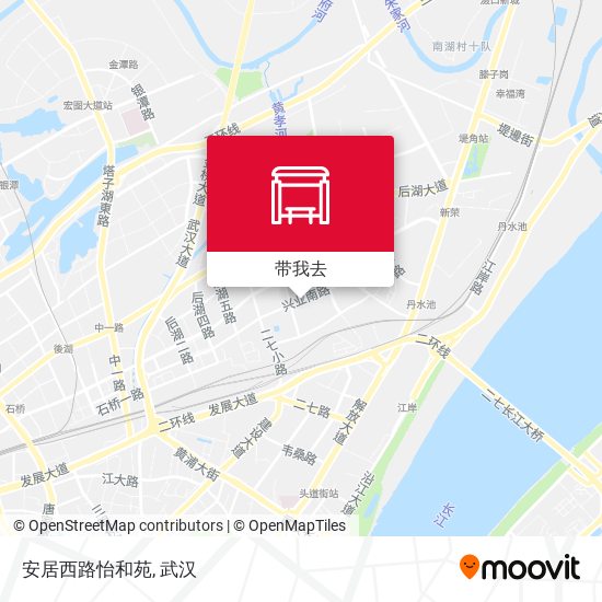 安居西路怡和苑地图