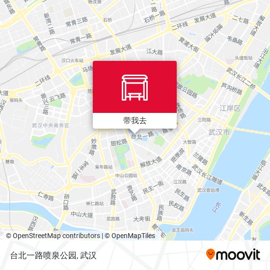 台北一路喷泉公园地图