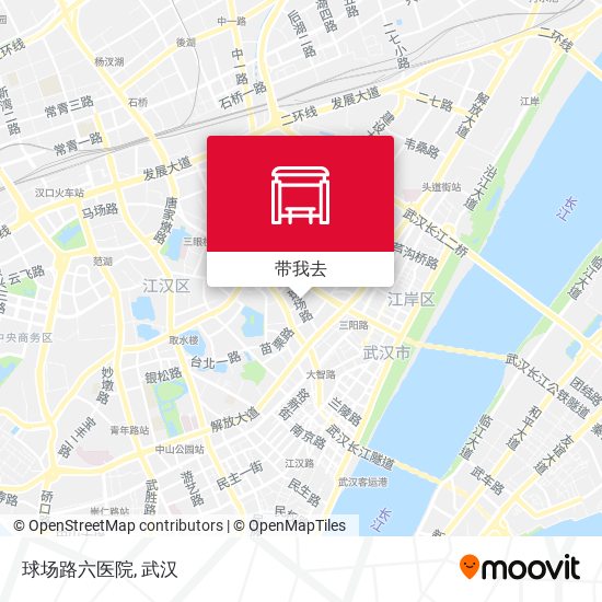 球场路六医院地图