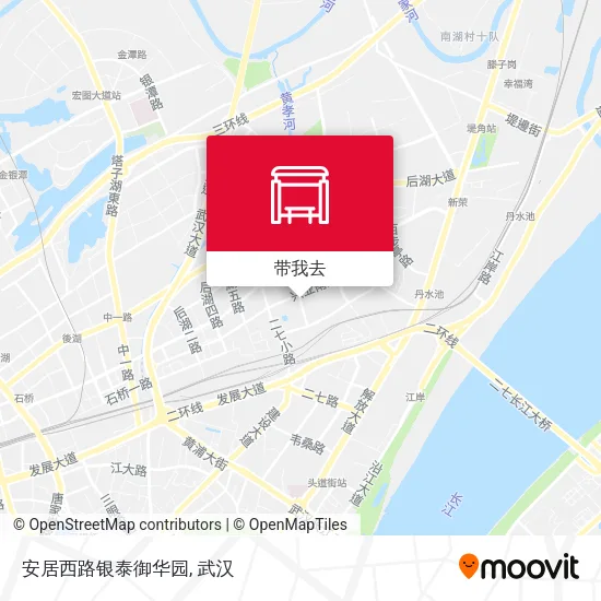 安居西路银泰御华园地图