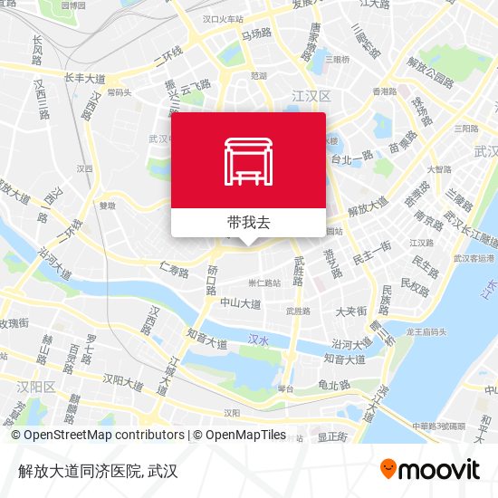解放大道同济医院地图