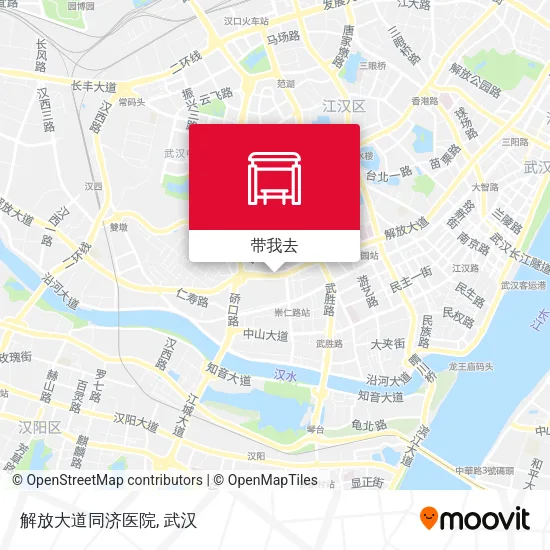 解放大道同济医院地图