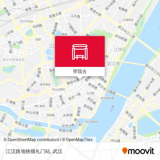 江汉路地铁循礼门站地图