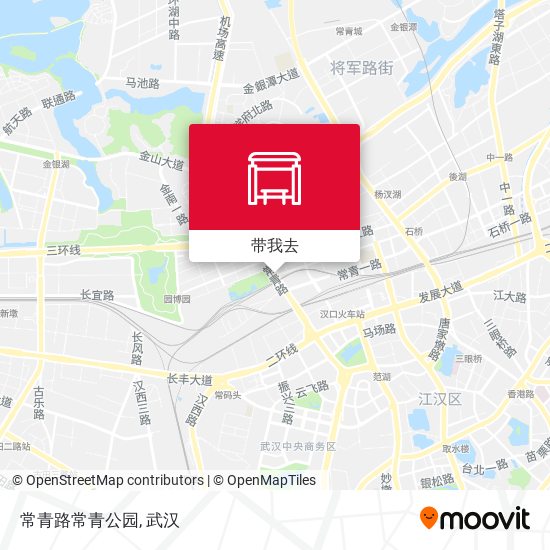 常青路常青公园地图