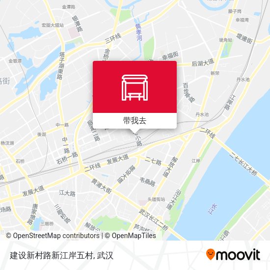 建设新村路新江岸五村地图