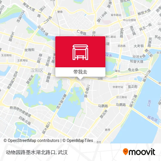 动物园路墨水湖北路口地图