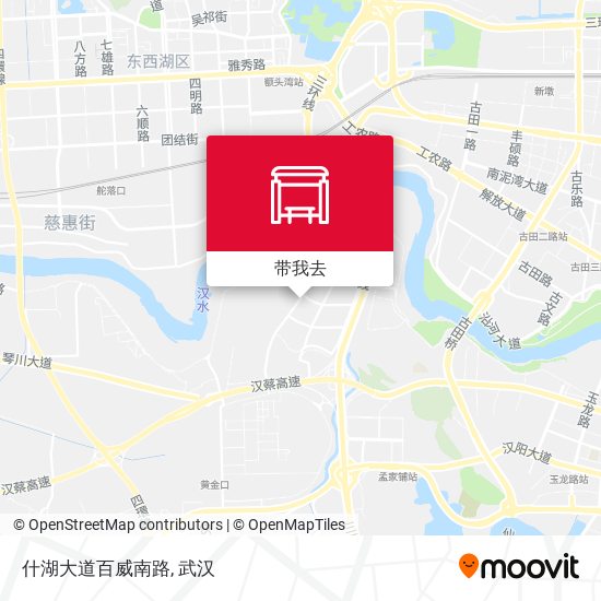 什湖大道百威南路地图