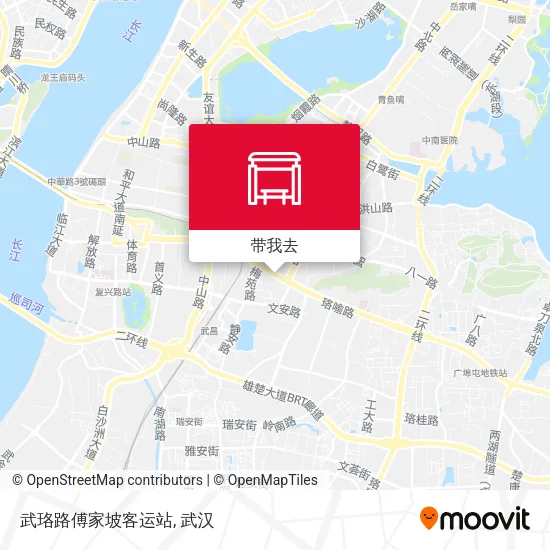 武珞路傅家坡客运站地图