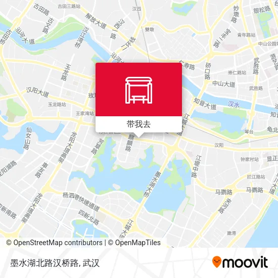 墨水湖北路汉桥路地图