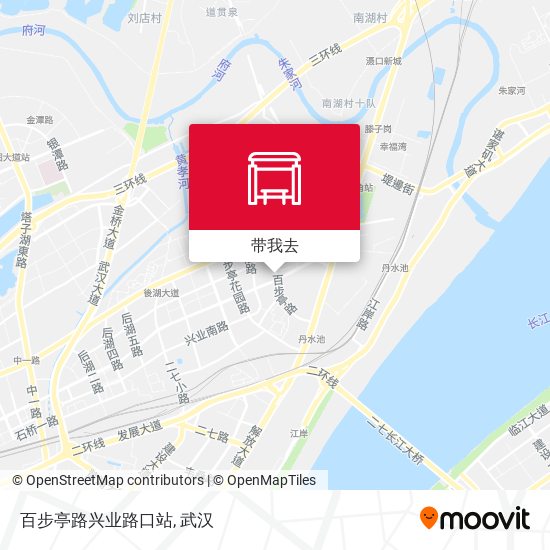 百步亭路兴业路口站地图